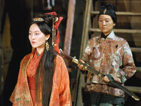 En chantant derrière les paravents